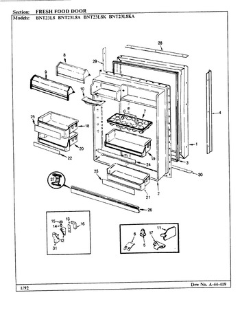 Diagram for BNT23L8A (BOM: BL96A)