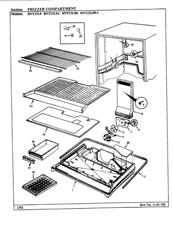 Diagram for BNT23L8 (BOM: BL91A)