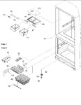 Diagram for 03 - Crisper Assy & Freezer Feature Assy