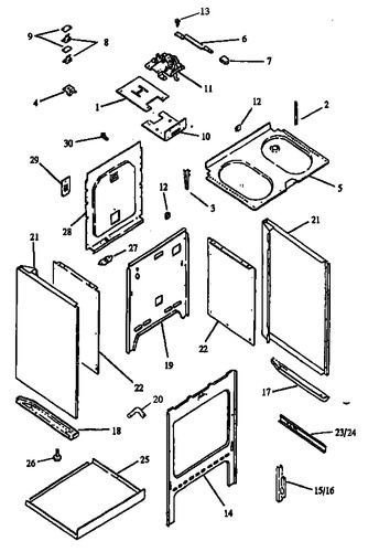 Diagram for CARR629W (BOM: P1142619N W)