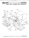 Diagram for 01 - Base & Cavity Assembly - Microwave