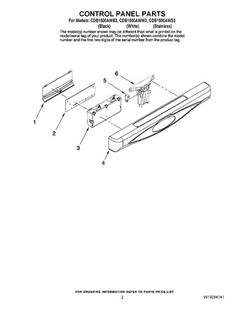 Diagram for CDB1500AWW3