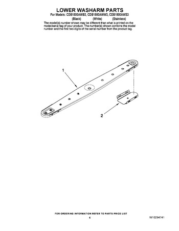 Diagram for CDB1500AWW3