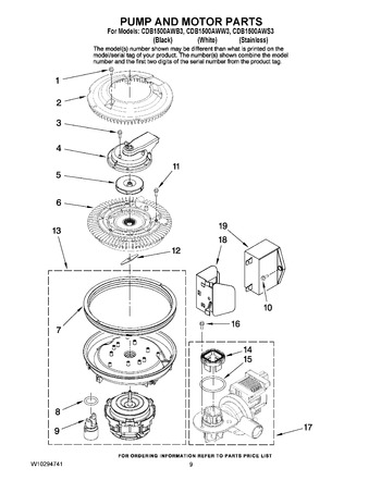 Diagram for CDB1500AWW3