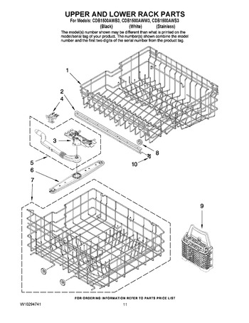 Diagram for CDB1500AWW3