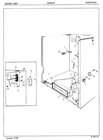 Diagram for CDE8630A