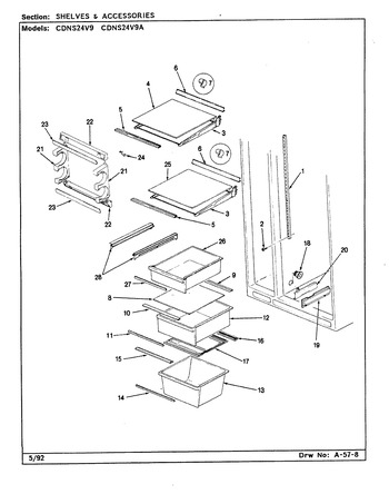 Diagram for CDNS24V9 (BOM: CR85A)