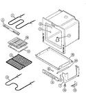 Diagram for 04 - Oven/base