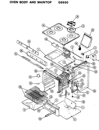 Diagram for CG9616A429RW