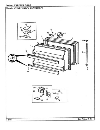 Diagram for CNNT198KLA (BOM: CF67A)