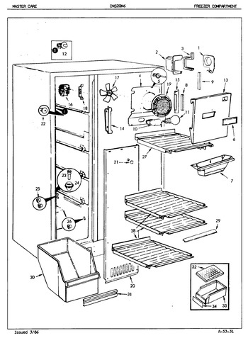 Diagram for CNS20M6 (BOM: 5M62B)