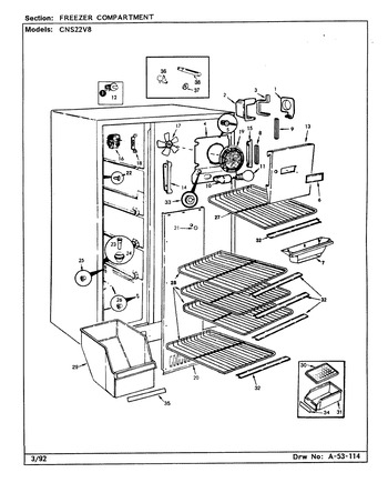 Diagram for CNS22V8 (BOM: CR16A)