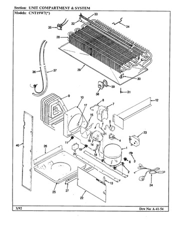 Diagram for CNT19W7 (BOM: CC53A)