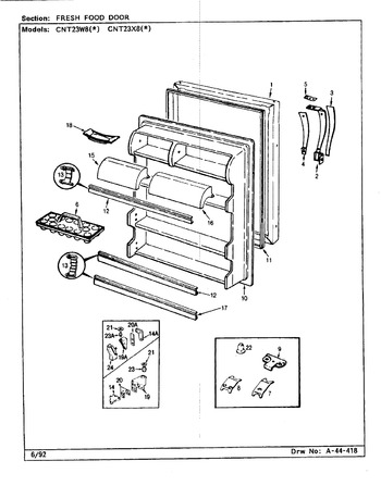 Diagram for CNT23W8A (BOM: BF91A)