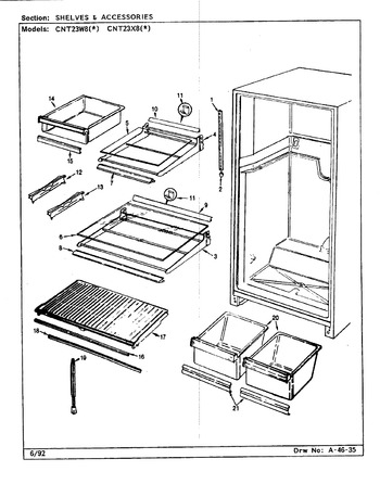 Diagram for CNT23W8A (BOM: BF91A)