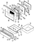 Diagram for 03 - Door/drawer (cre9500ace, Cre9500ade)