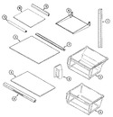 Diagram for 11 - Shelves & Accessories