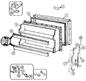 Diagram for 02 - Freezer Door