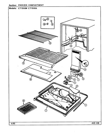 Diagram for CT19X6W (BOM: DE66A)