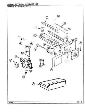 Diagram for CT19X6W (BOM: DE66A)