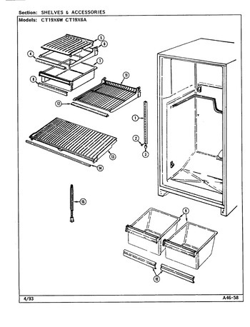 Diagram for CT19X6W (BOM: DE66A)