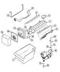 Diagram for 08 - Ice Maker (bisque)