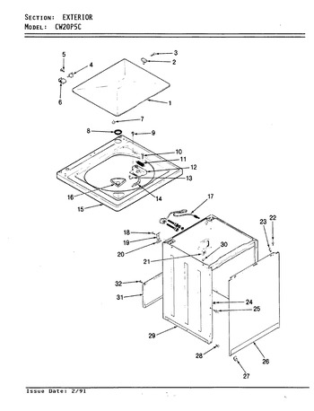 Diagram for CW20P5WC