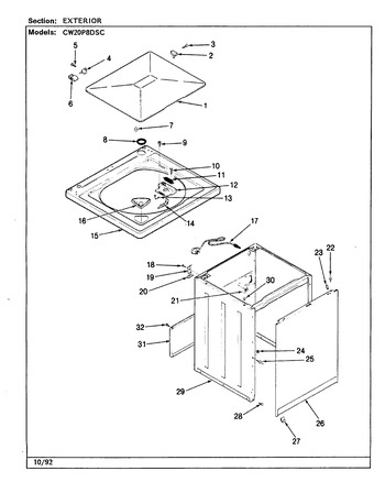 Diagram for CW20P8DSC