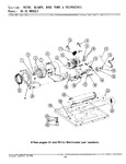 Diagram for 08 - Motor, Blower, Base Frame & Thermostats