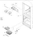 Diagram for 03 - Crisper Assy & Freezer Feature Assy