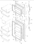 Diagram for 02 - Door Assy, Handles & Shelves