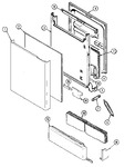 Diagram for 03 - Door (dwu7702aam)