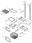 Diagram for 08 - Shelves & Accessories (freezer)