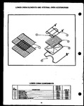 Diagram for 04 - Lw Oven Elements & Internal Oven Acs