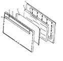 Diagram for 06 - Oven Door, Solid Panel Ehn330/340