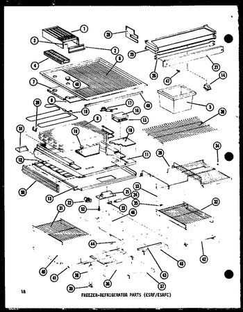 Diagram for ESRF16B-A (BOM: P6030368W A)