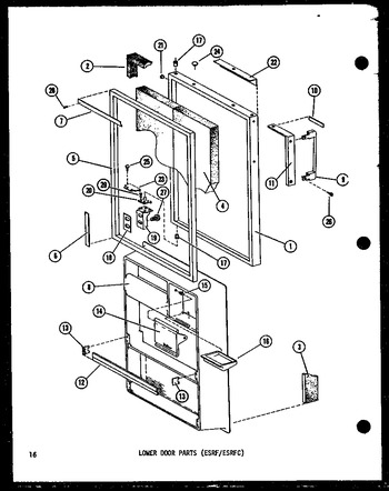 Diagram for ESRFC16B-A (BOM: P6030377W A)