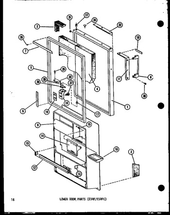 Diagram for ESRFC16C-A (BOM: P7395303W A)