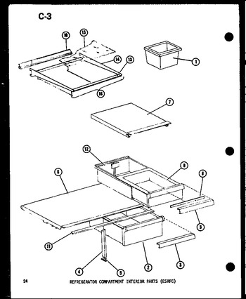 Diagram for ESRFC16D-G (BOM: P7464508W G)