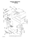 Diagram for 02 - Freezer Liner Parts