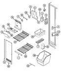 Diagram for 01 - Freezer Compartment