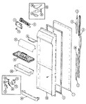 Diagram for 04 - Fresh Food Door