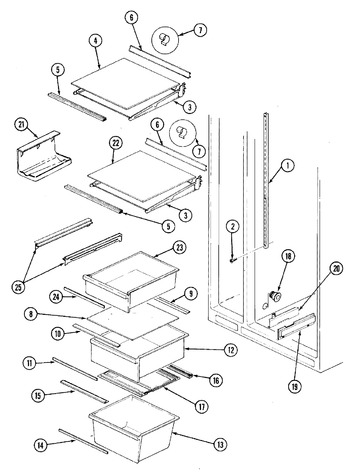 Diagram for GS24X8DA (BOM: DR84A)