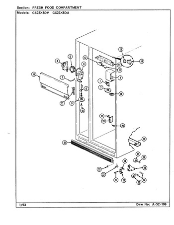 Diagram for GS22X8DA (BOM: DR34A)