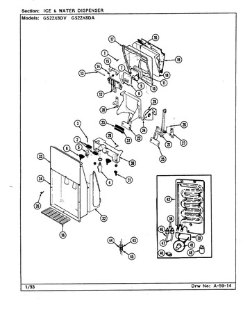 Diagram for GS22X8DA (BOM: DR34A)