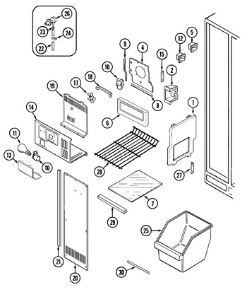 Diagram for GS24X8D3A (BOM: DP83A)