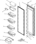 Diagram for 12 - Refrigerator Door