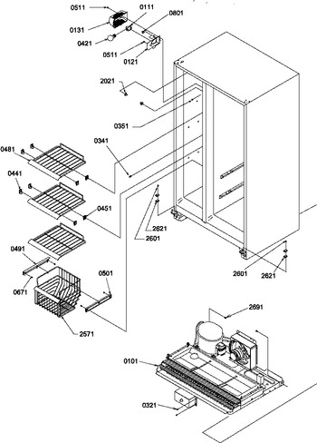 Diagram for GSGD21BL (BOM: P1193905W L)