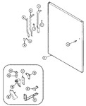 Diagram for 06 - Fresh Food Outer Door