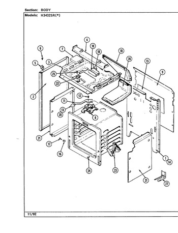 Diagram for H3432SRW